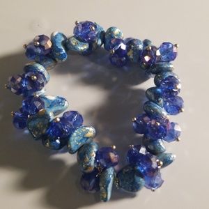 Blue stone bracelet